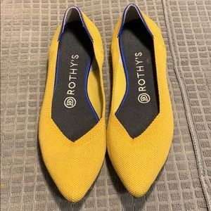 ROTHY’S Marigold pointed-toe flats